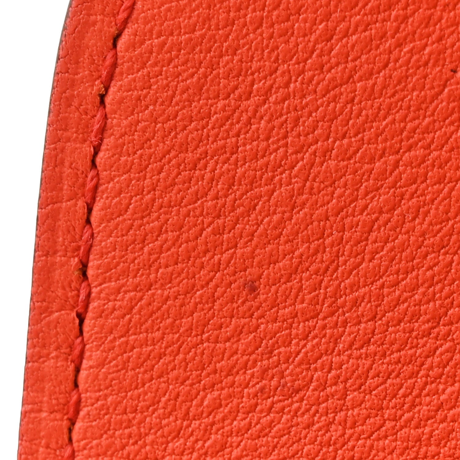 Hermes Taurillon Clemence Halzan 31 GM Orange 13 of 15