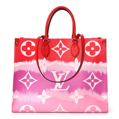 Louis Vuitton Monogram Escale Onthego GM Rouge 1 of 8