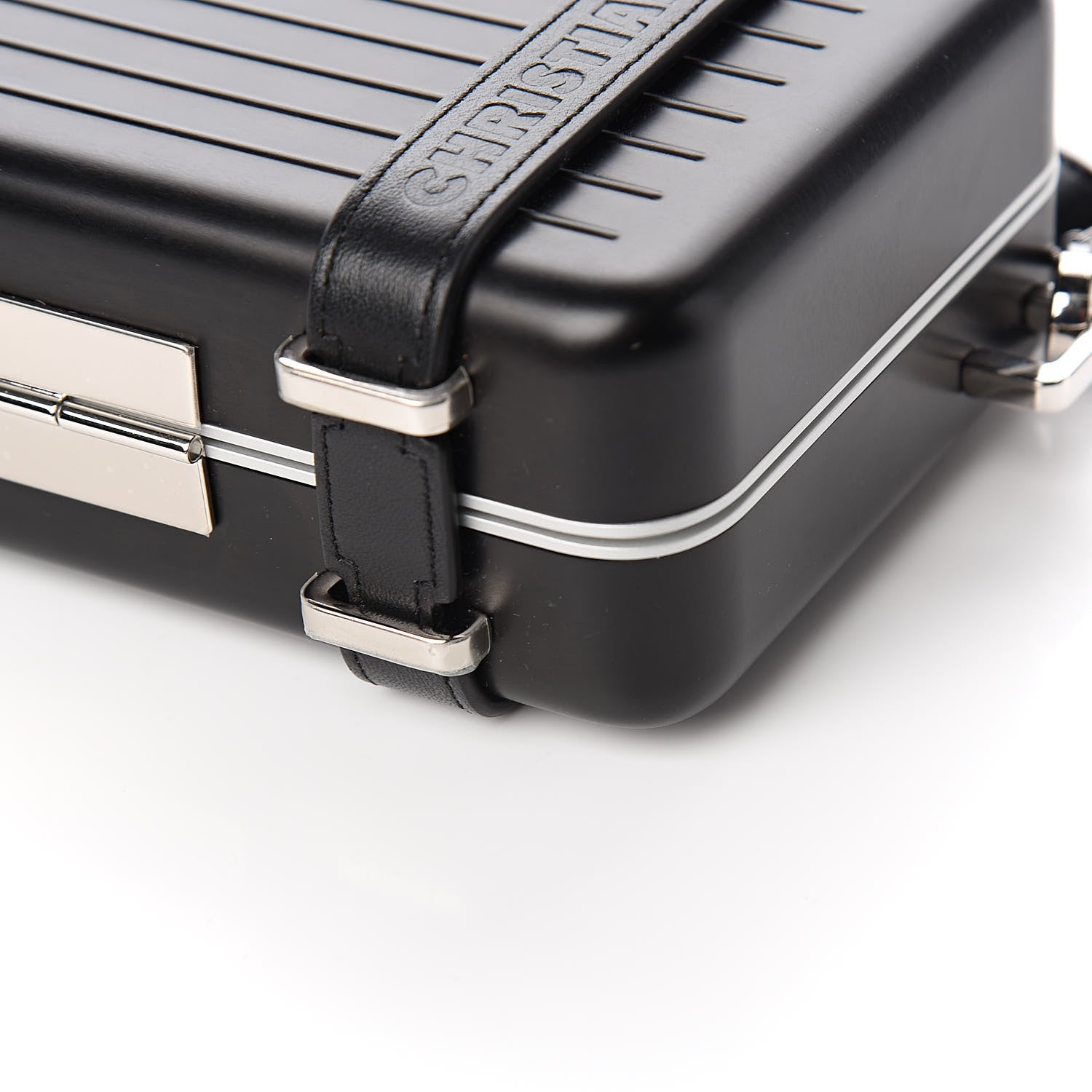 Christian Dior X RIMOWA Aluminum Personal Clutch On Strap Black 10 of 13