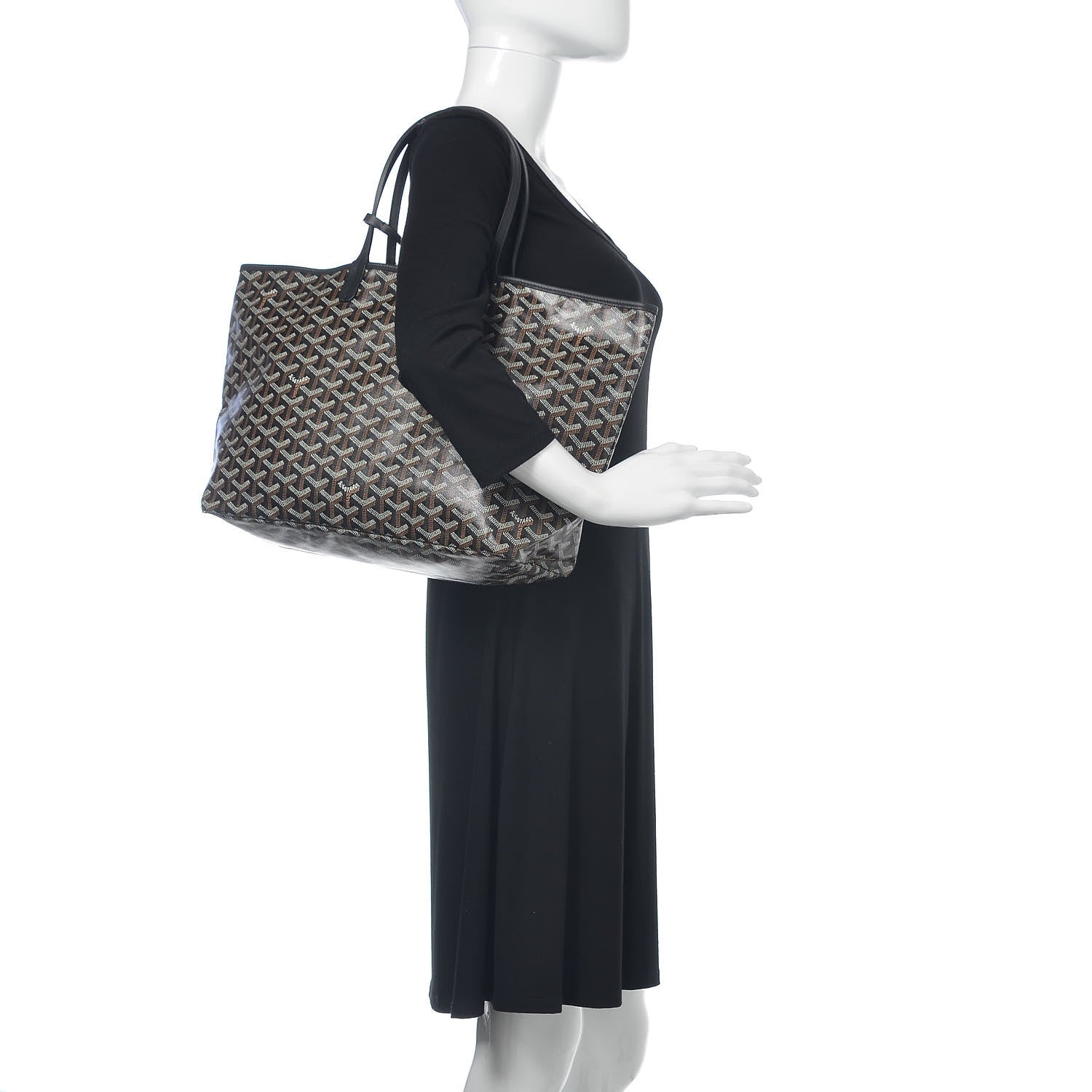 Goyard Goyardine Saint Louis PM Black 2 of 10