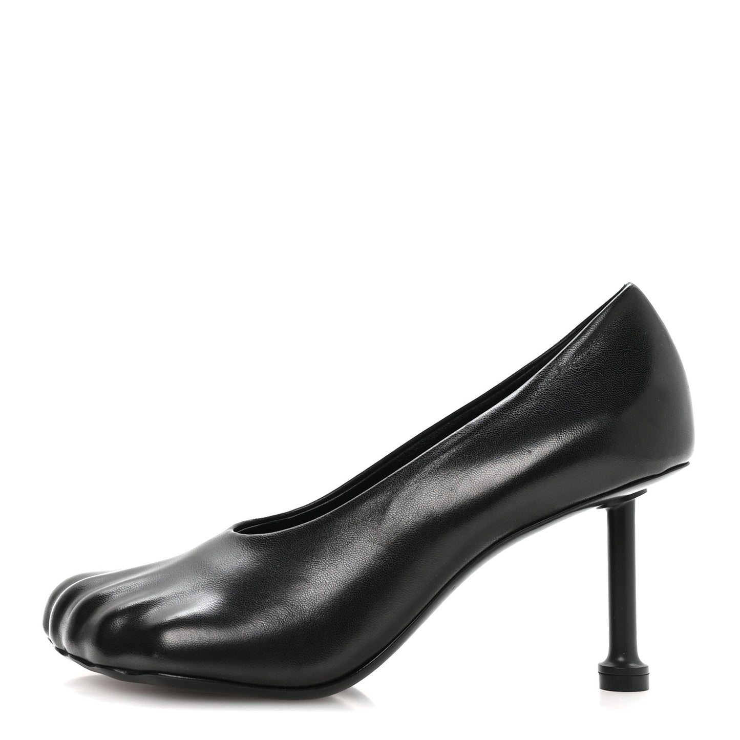 Soft Sheepskin Fetish Pump 38 Black