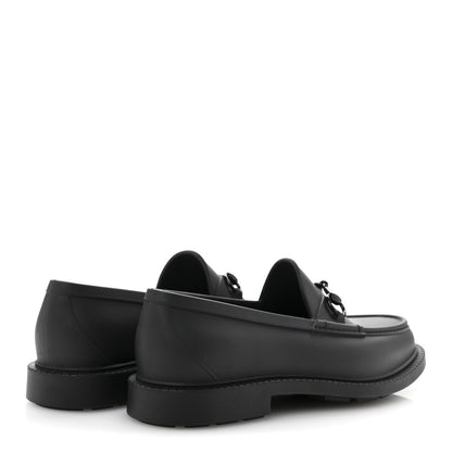 Gucci Rubber Enamel Horsebit Mens Loafers 9 Black 5 of 11