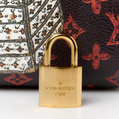 Louis Vuitton Catogram Speedy Bandouliere 30 Marron 8 of 15