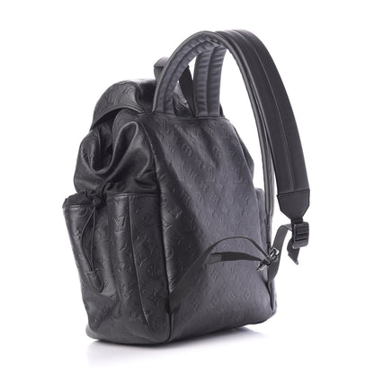 Louis Vuitton Calfskin Monogram Shadow Discovery Backpack Black 2 of 11