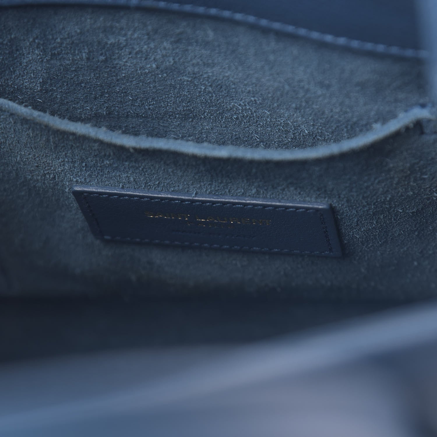 Saint Laurent Calfskin Baby Sac de Jour Denim Blue 6 of 9