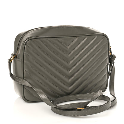 Saint Laurent Calfskin Matelasse Monogram Lou Camera Bag Military Olive 3 of 8