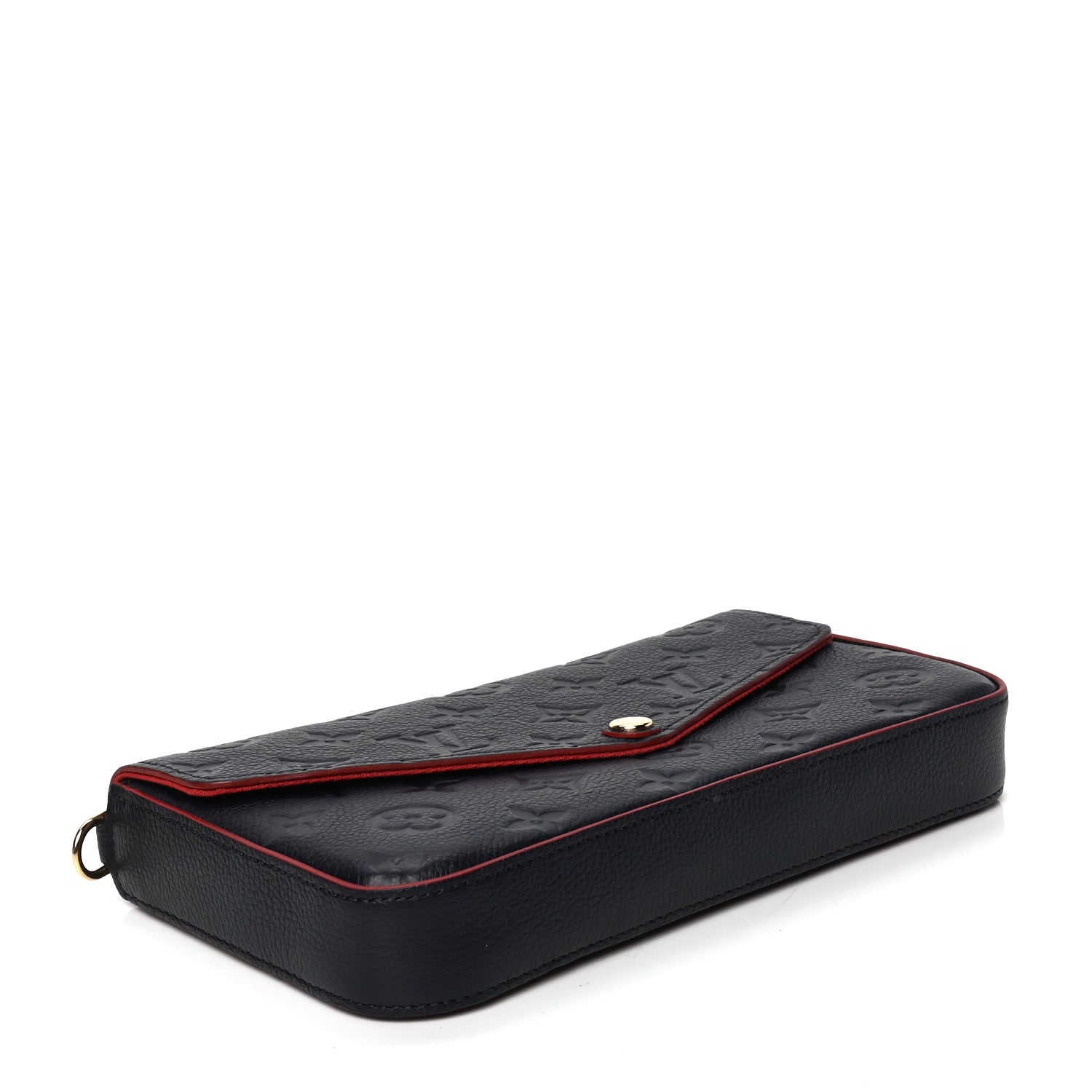 Louis Vuitton Empreinte Pochette Felicie Chain Wallet Marine Rouge 4 of 6