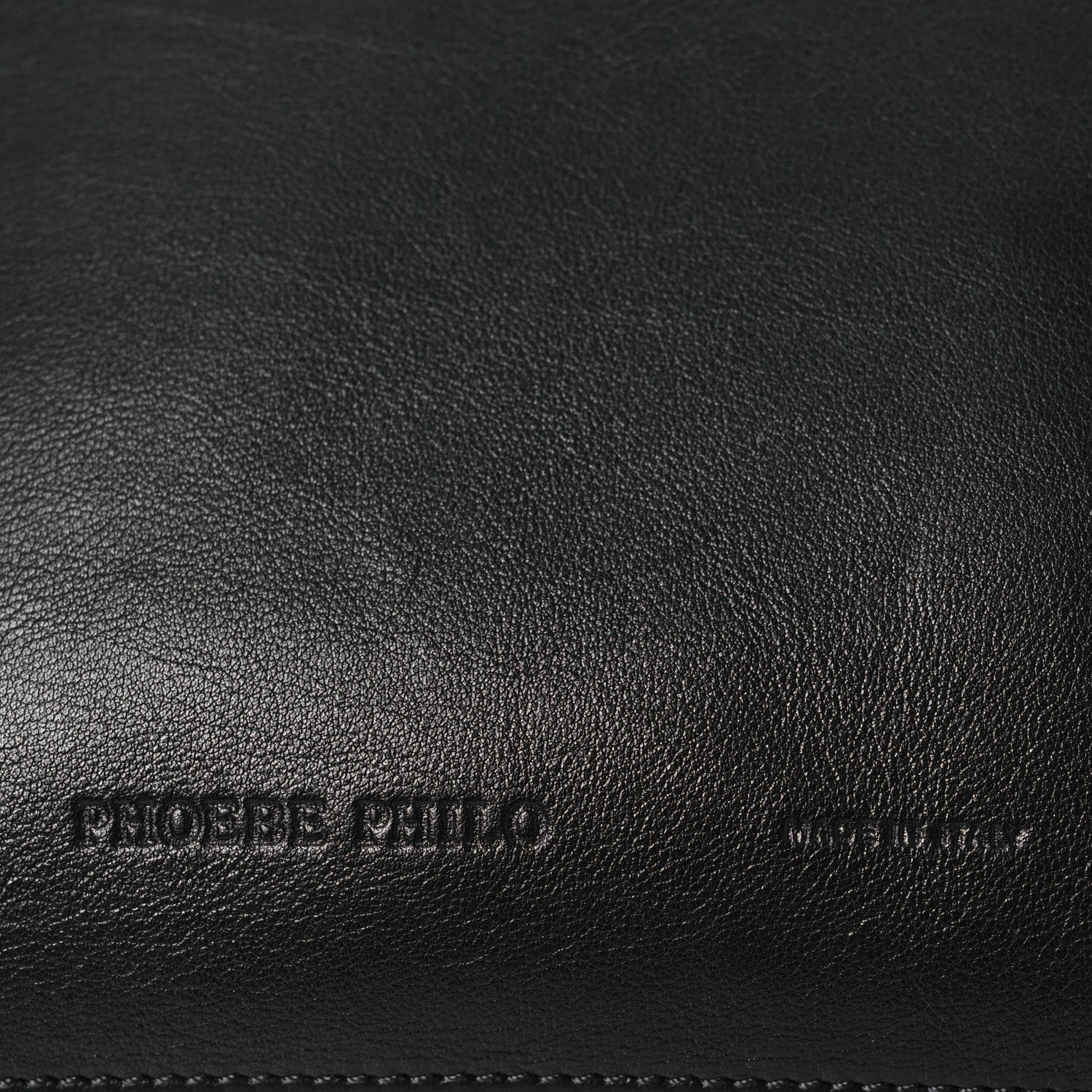 Phoebe Philo Calfskin Gig Pouch Bag Black 6 of 9