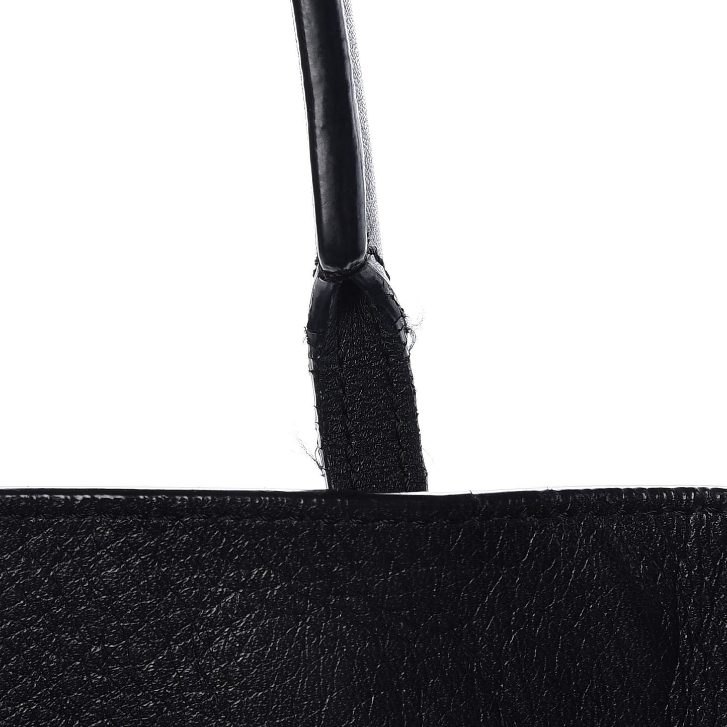 Supple Calfskin Papier A4 Tote Black