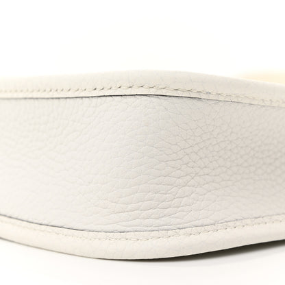 Hermes Taurillon Clemence Evelyne TPM New White 10 of 11