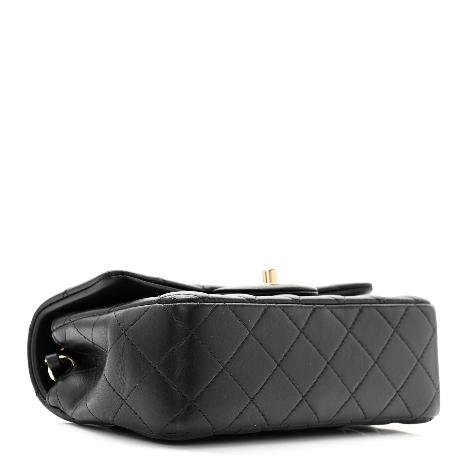 Chanel Lambskin Quilted Mini Rectangular Flap Black 4 of 11