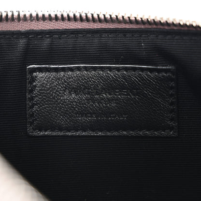 Saint Laurent Snakeskin Zip Pouch Purple Multicolor 6 of 10