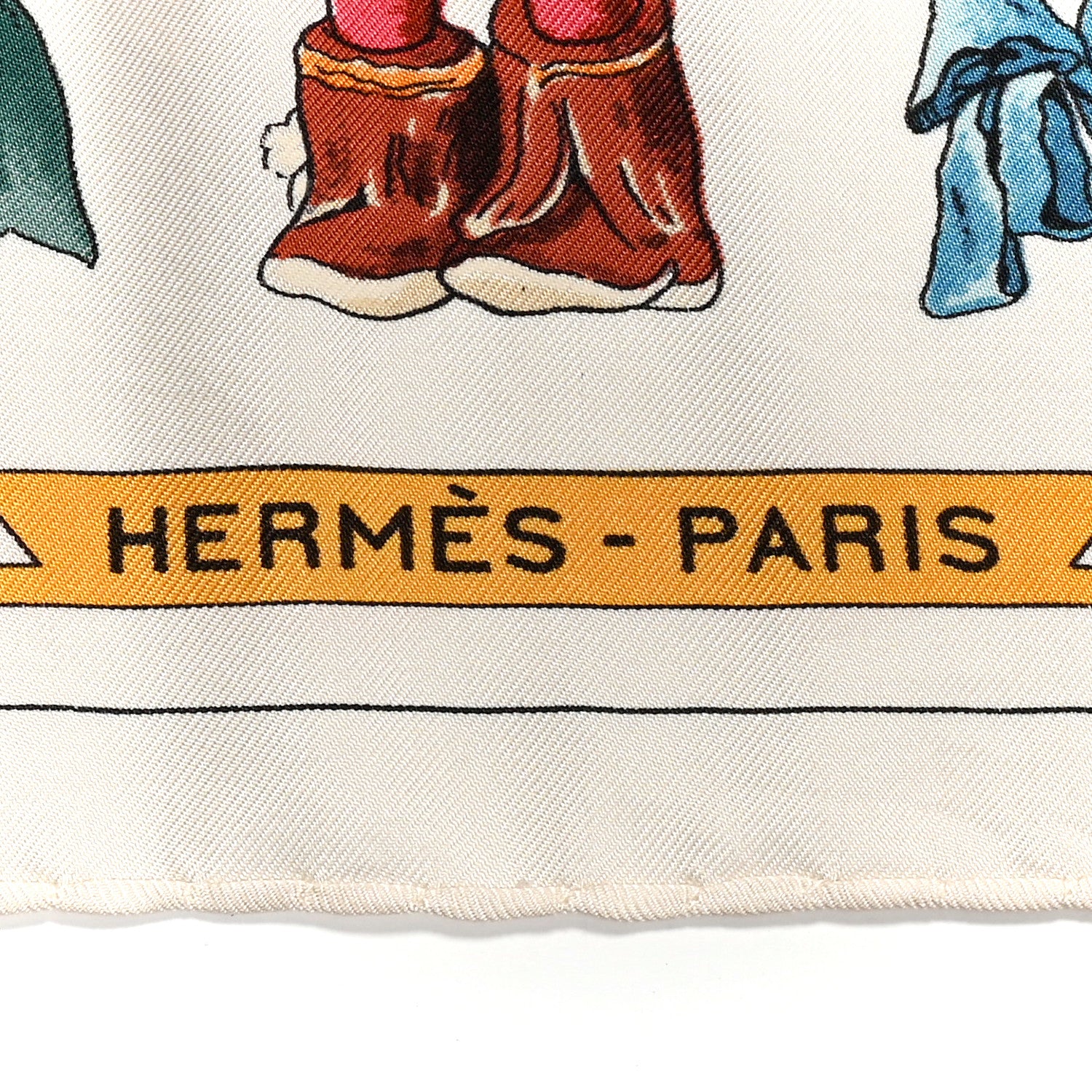 Hermes Silk Kachinas Wash Scarf 90 2 of 6
