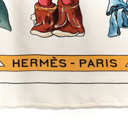 Hermes Silk Kachinas Wash Scarf 90 2 of 6
