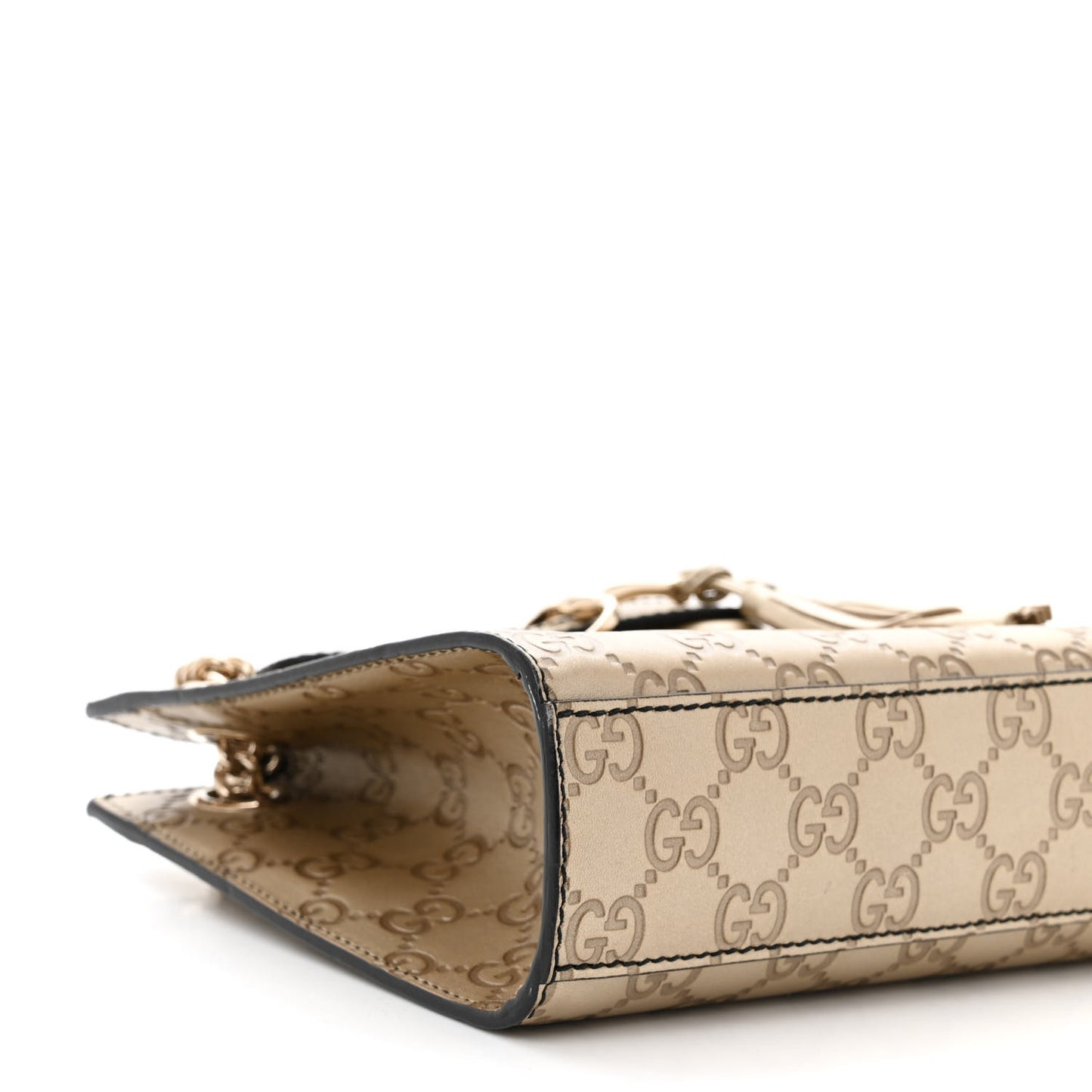 Guccissima Small Emily Shoulder Bag Gold