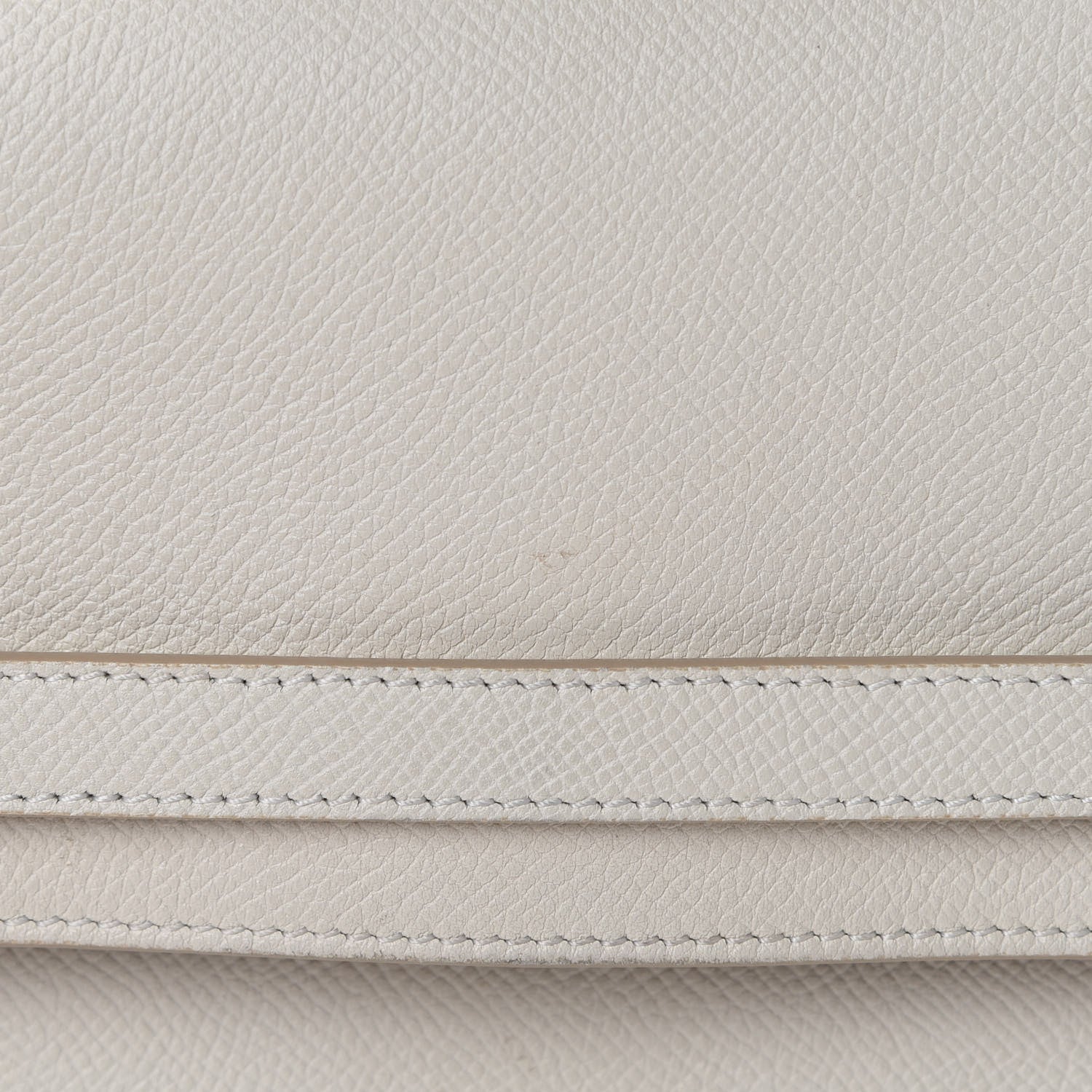 Celine Baby Grained Calfskin Micro Belt Bag White 17 of 19