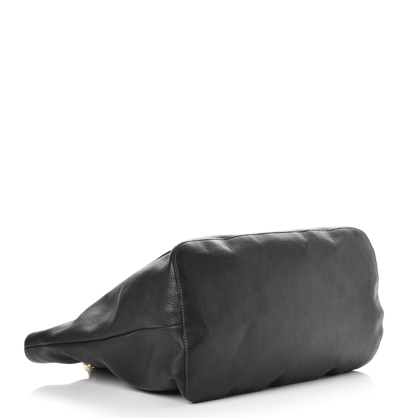 Calfskin Large New Marcie Tote Black