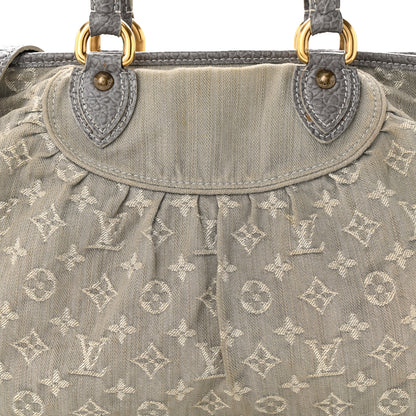 Louis Vuitton Denim Neo Cabby MM Grey 7 of 10