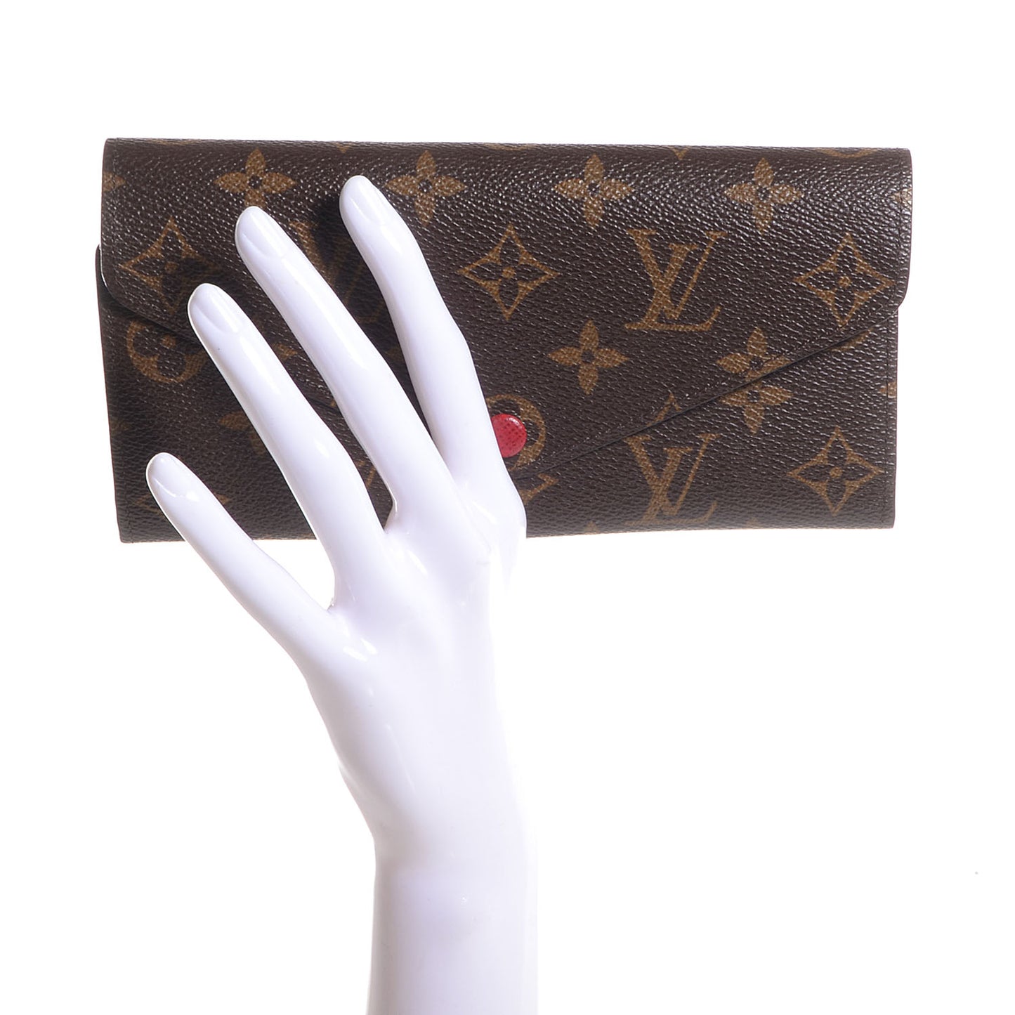 Monogram Josephine Wallet Red