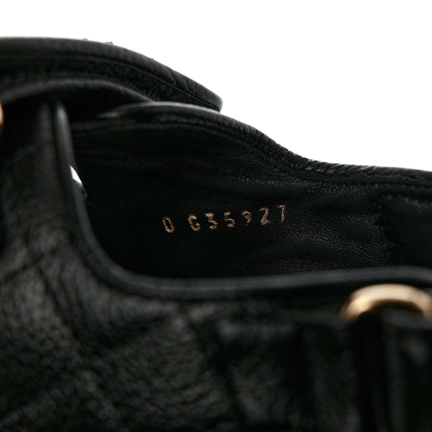 Chanel Grained Calfskin Velcro Dad Sandals 37 Black 6 of 11