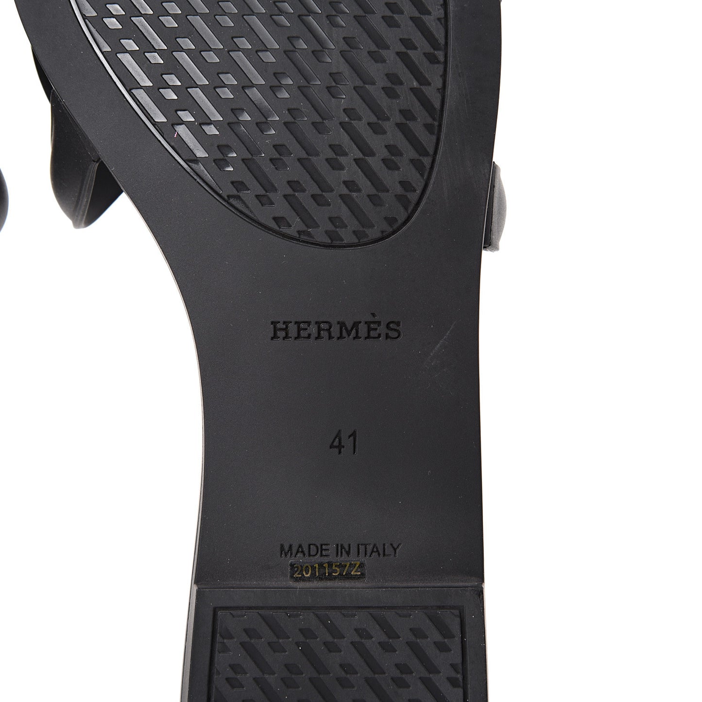Rubber Aloha Sandals 41 Black
