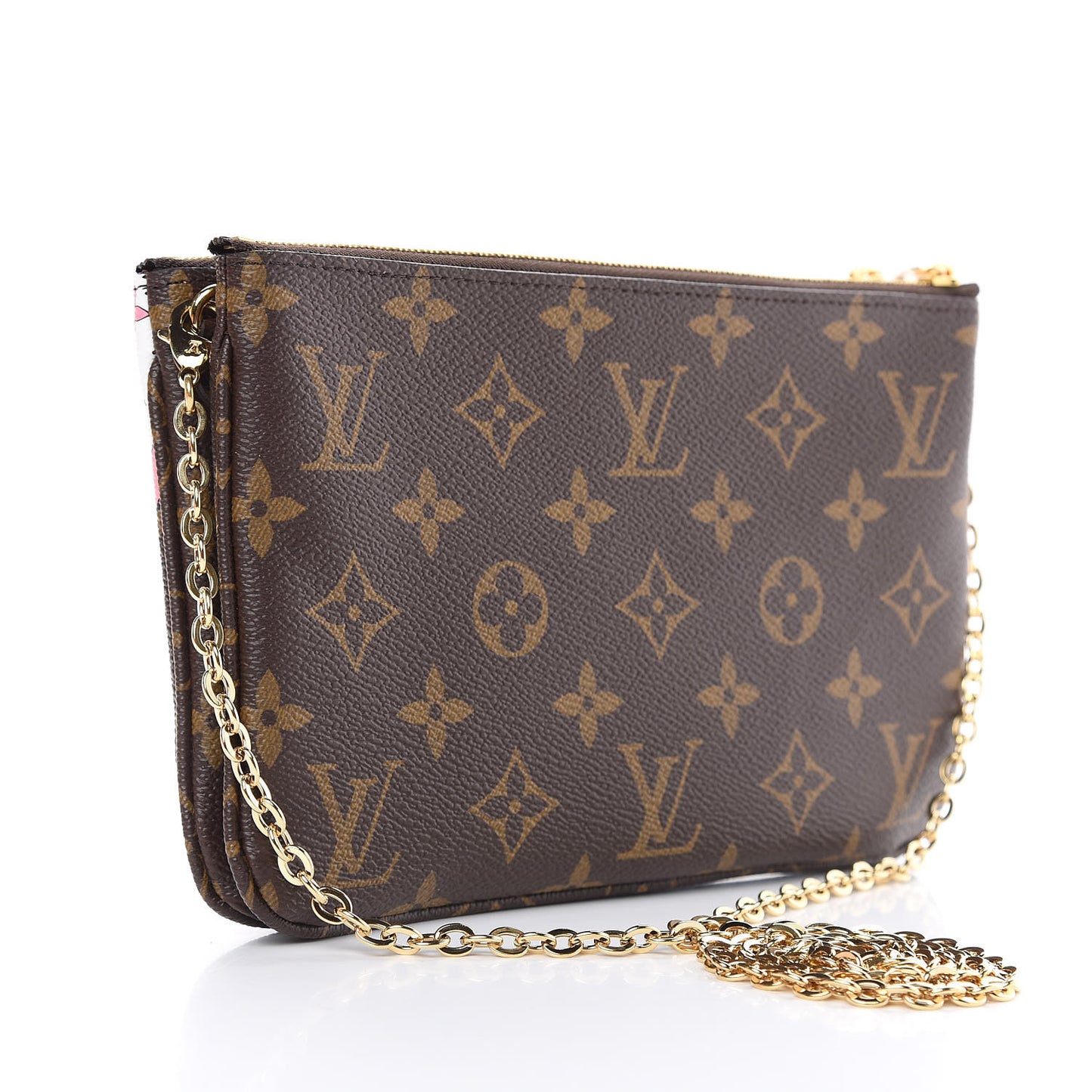 Monogram 2019 Christmas Animation Double Zip Pochette