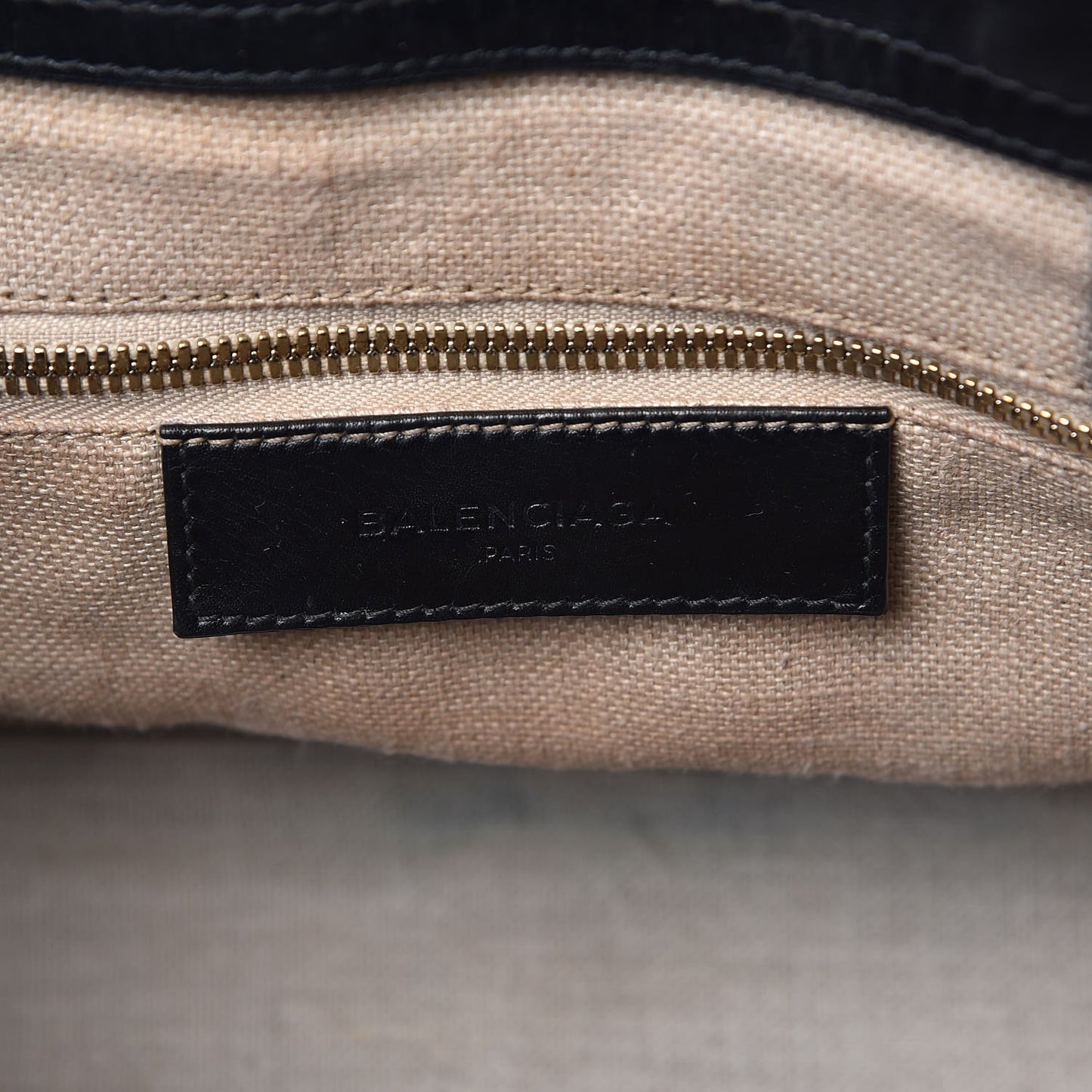 Calfskin Padlock Work S Bag Black