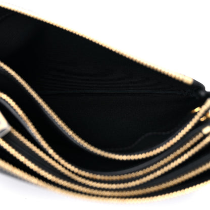 Celine Lambskin Small Trio Crossbody Bag Black 7 of 9