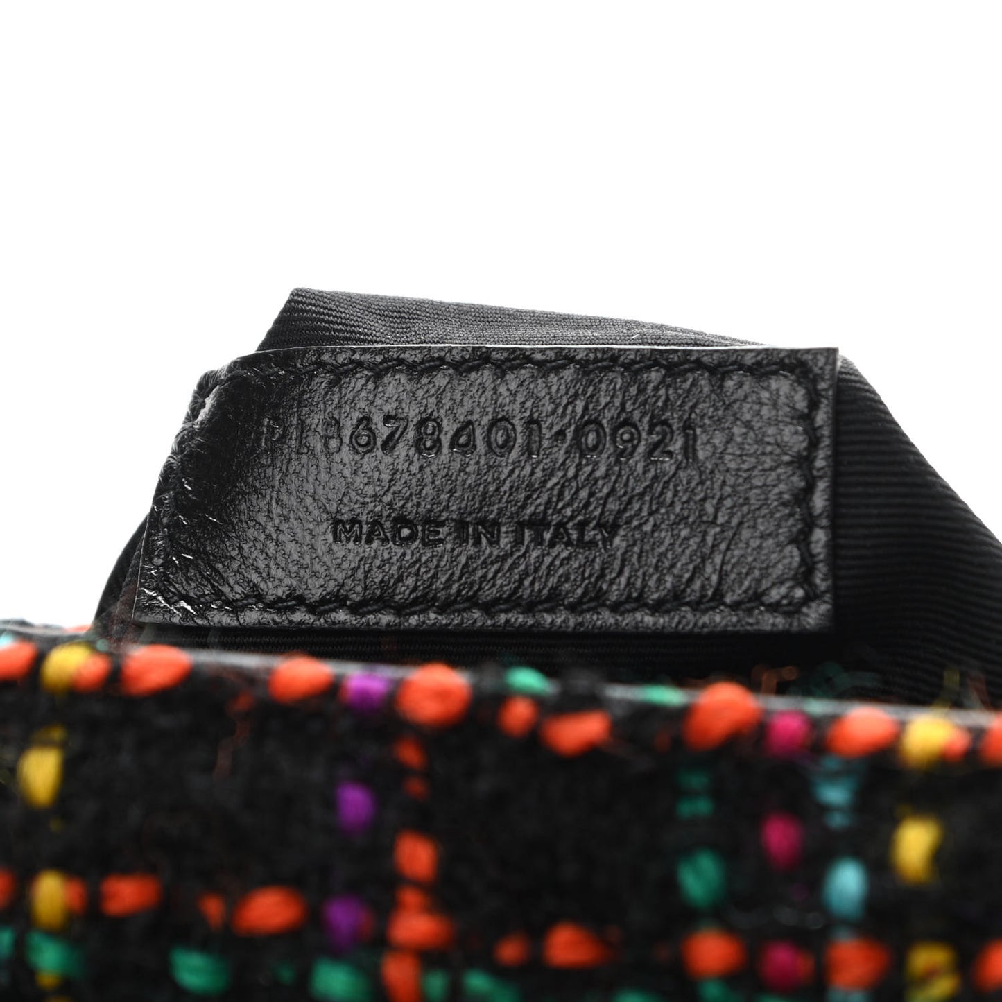Tweed Toy Loulou Shoulder Bag Black