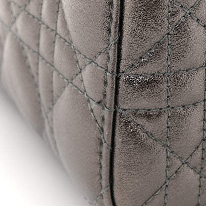Christian Dior Lambskin Cannage Small My ABCDior Lady Dior Metallic Grey 11 of 11