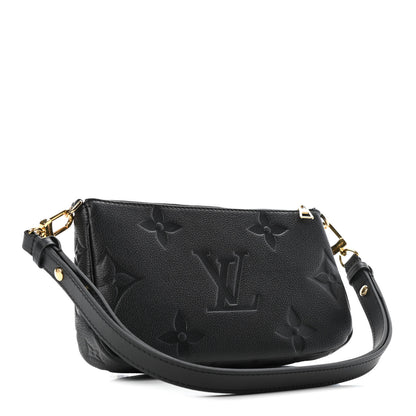Louis Vuitton Empreinte Monogram Giant Multi Pochette Accessories Large Pochette Black 2 of 4