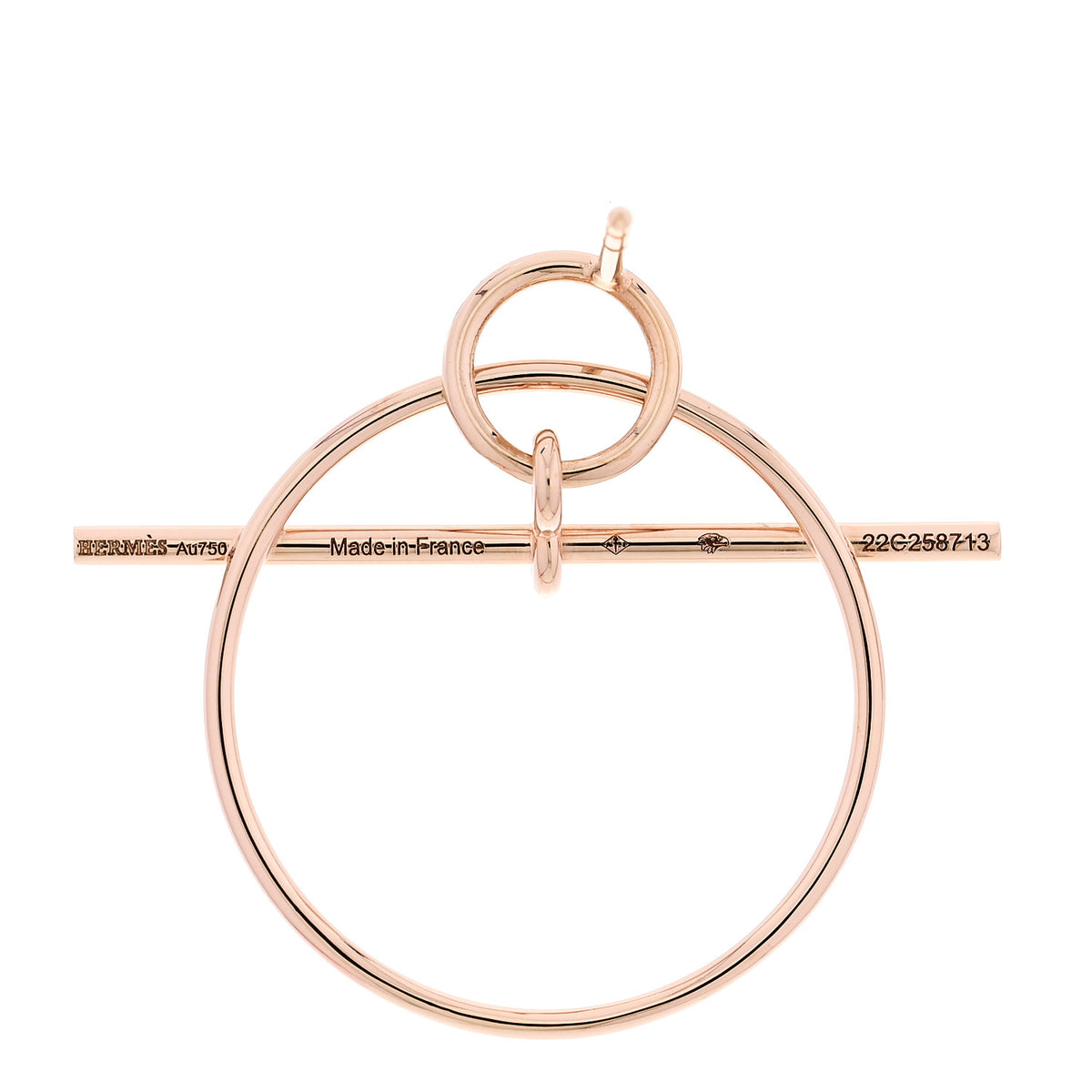 18K Rose Gold PM Loop Earrings
