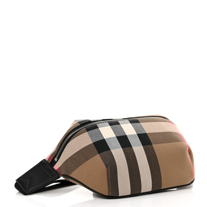 Burberry IP Check Sonny Bum Bag Taupe Brown 4 of 10