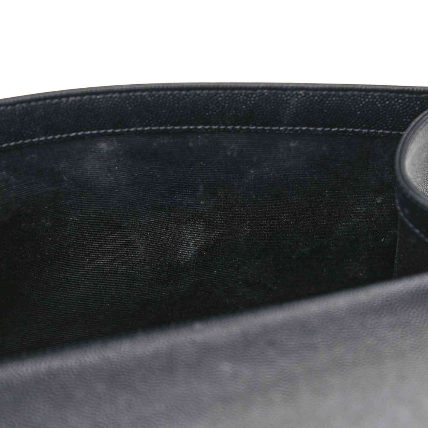 Grain De Poudre Medium Classic Monogram Kate Satchel Black