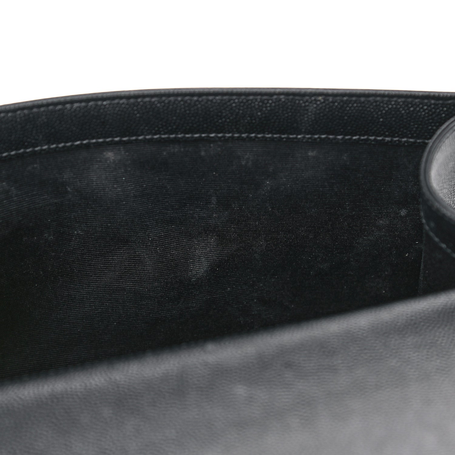 Saint Laurent Grain De Poudre Medium Classic Monogram Kate Satchel Black 11 of 13
