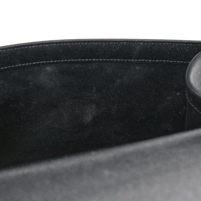 Saint Laurent Grain De Poudre Medium Classic Monogram Kate Satchel Black 11 of 13