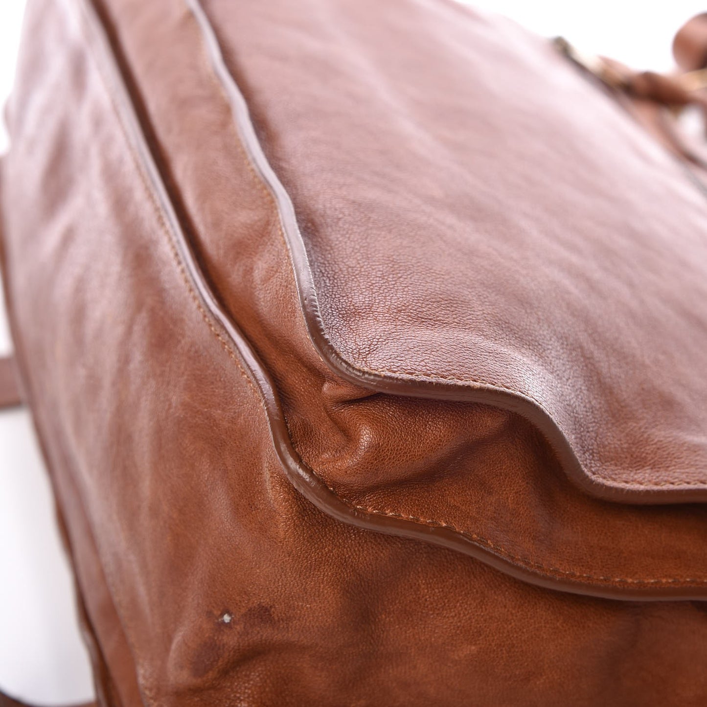Lambskin Medium PS1 Satchel Saddle