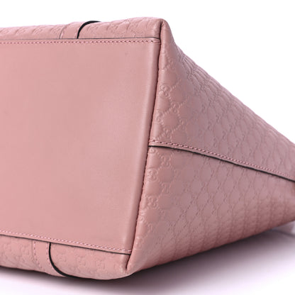 Gucci Soft Microguccissima Large Dome Satchel Soft Pink 11 of 11