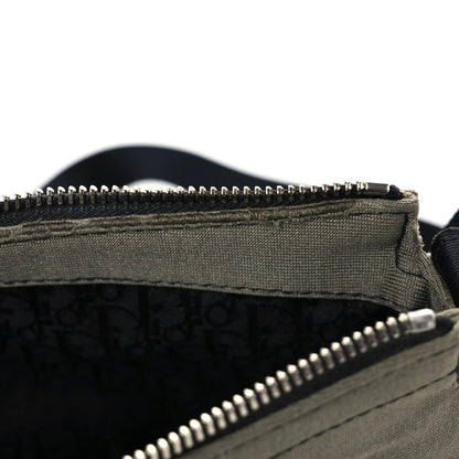 Christian Dior Silk Jersey Crystal Hardcore Shoulder Bag Grey Black 17 of 19
