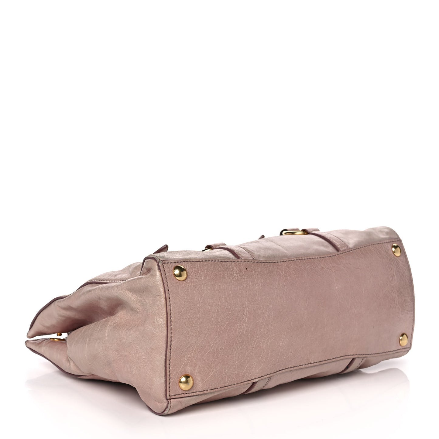 Vitello Shine Tote Mughetto