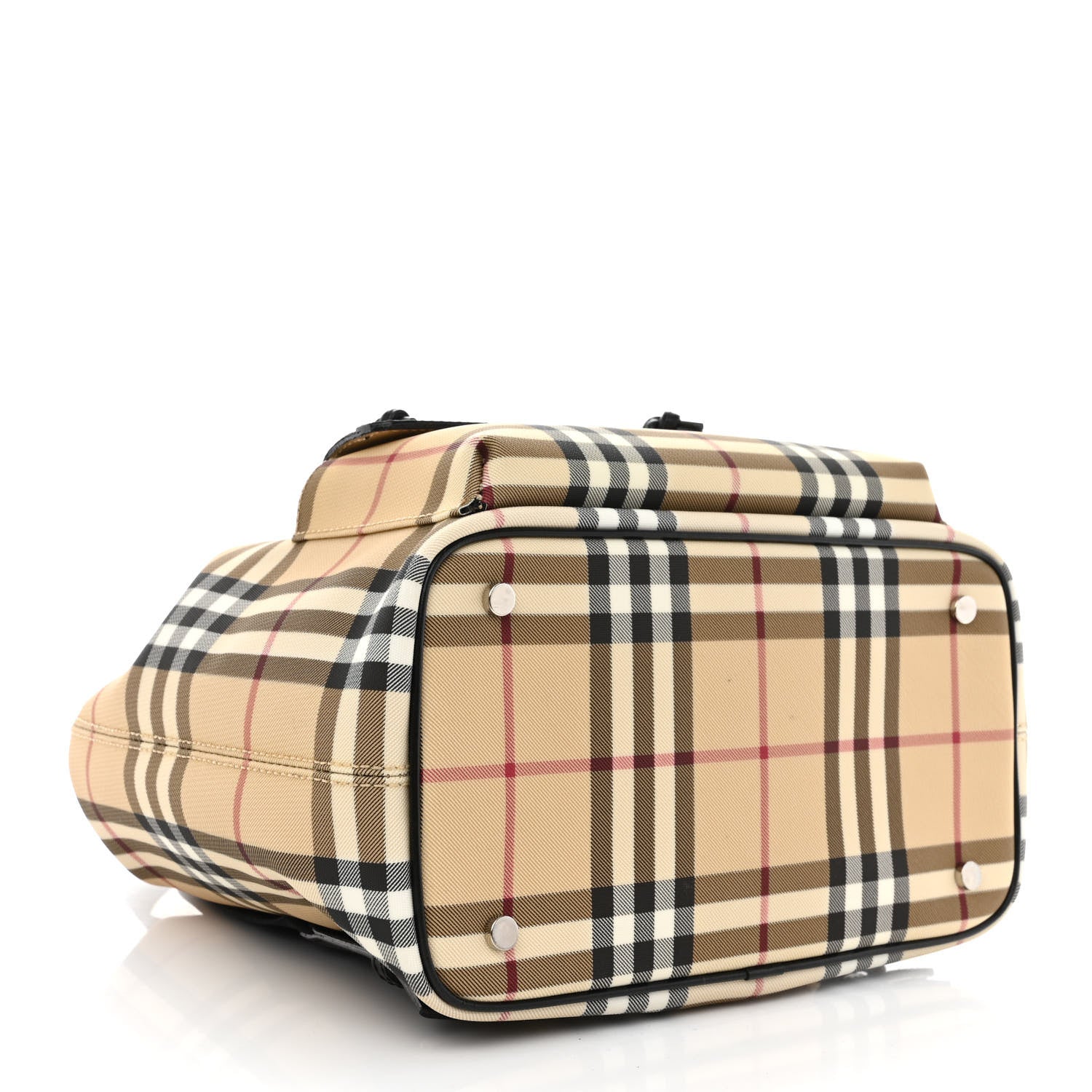 Burberry House Check Drawstring Backpack Black 4 of 8