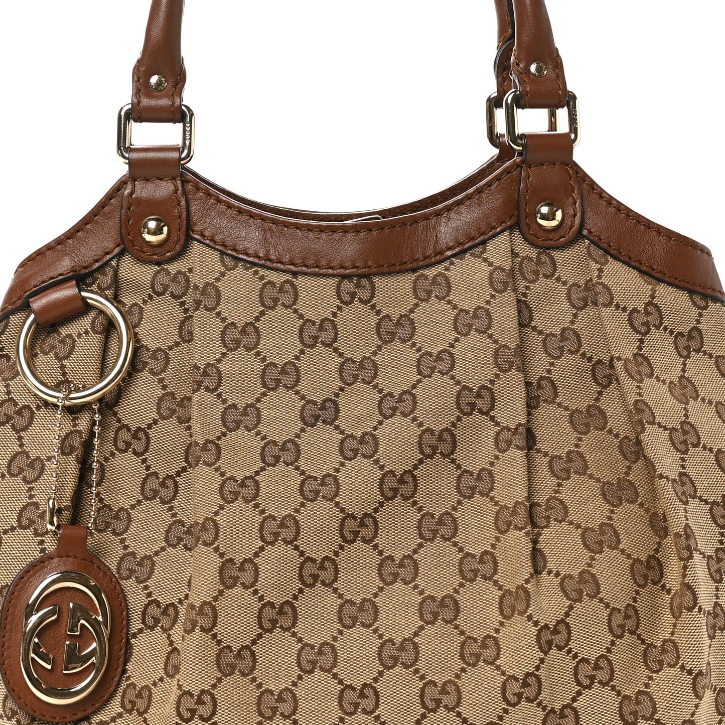 Monogram Medium Sukey Tote Dark Brown