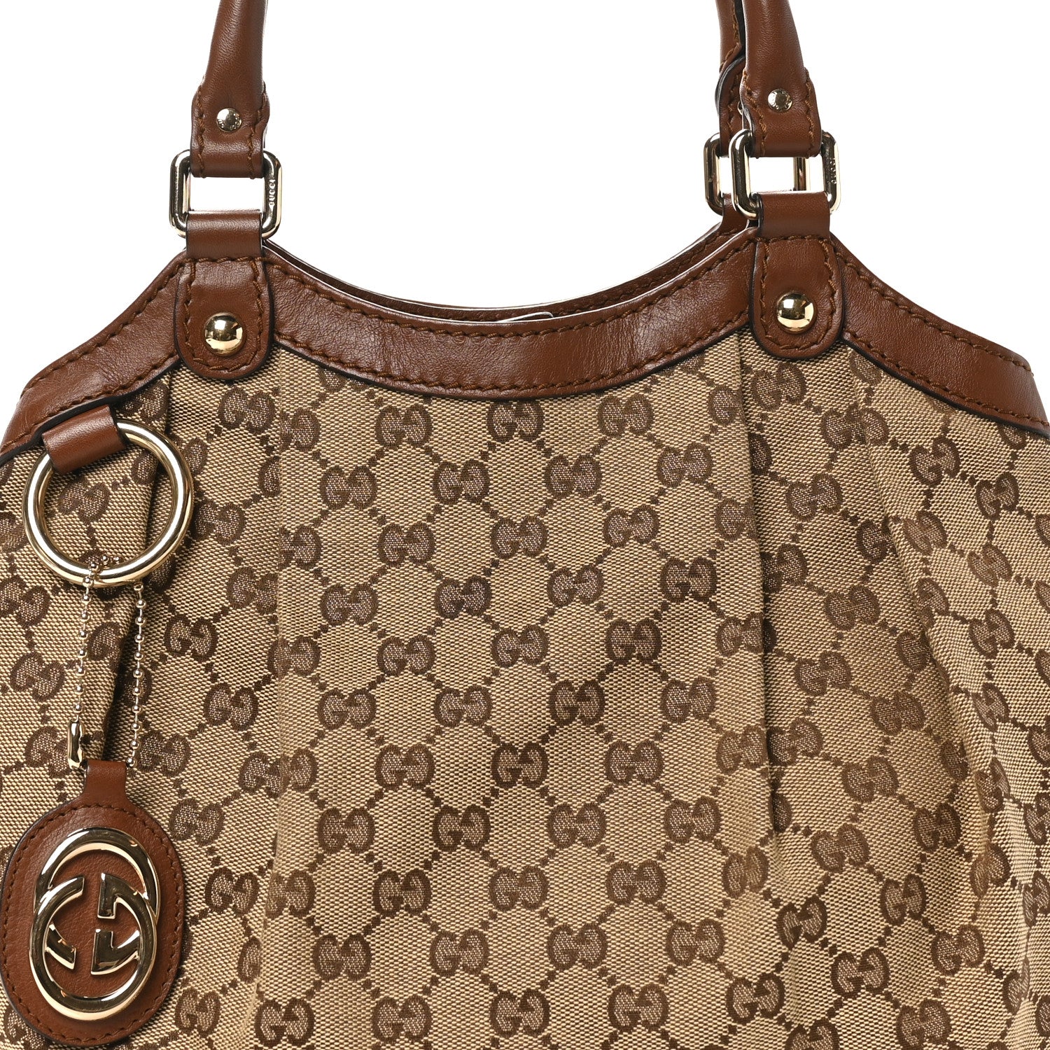 Gucci Monogram Medium Sukey Tote Dark Brown 8 of 10