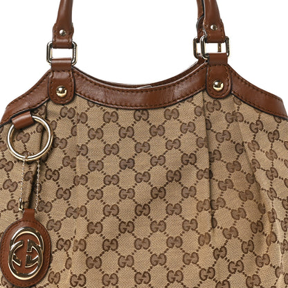 Gucci Monogram Medium Sukey Tote Dark Brown 8 of 10