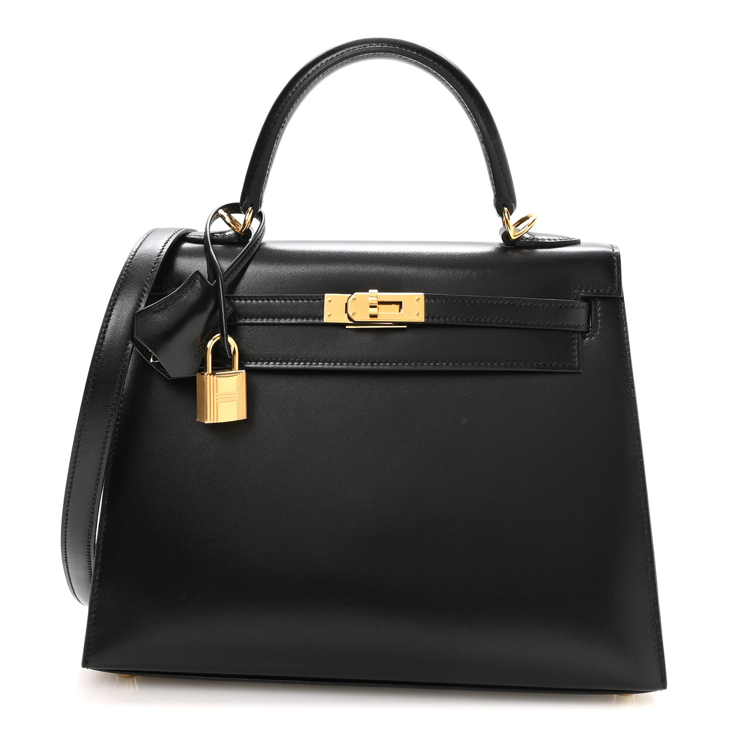 Hermes Box Kelly Sellier 25 Black Black 1 of 11