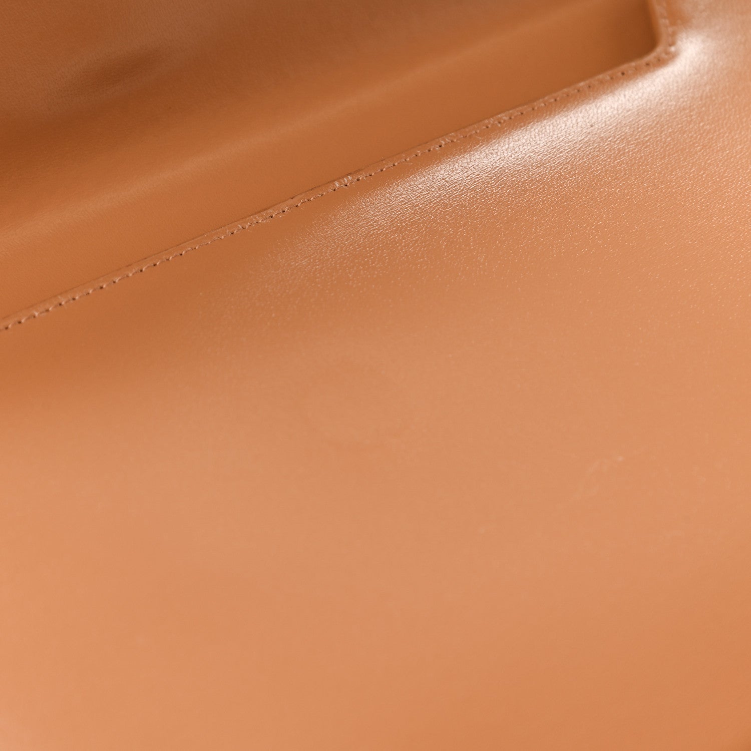 Saint Laurent Smooth Shiny Calfskin Medium Uptown Pouch Dune 8 of 12