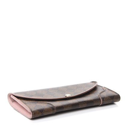 Louis Vuitton Damier Ebene Caissa Wallet Rose Ballerine 4 of 8