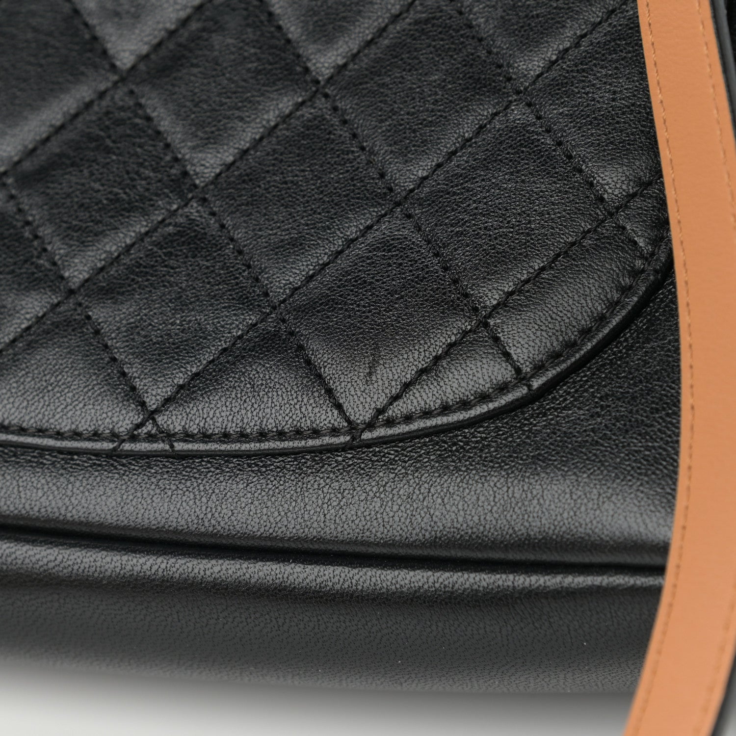 Chanel Lambskin Quilted Curved Flap Black 8 of 17