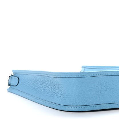 Hermes Taurillon Clemence Evelyne TPM Bleu Du Nord 6 of 10