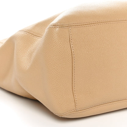 Chanel Caviar CC Tote Beige 9 of 10